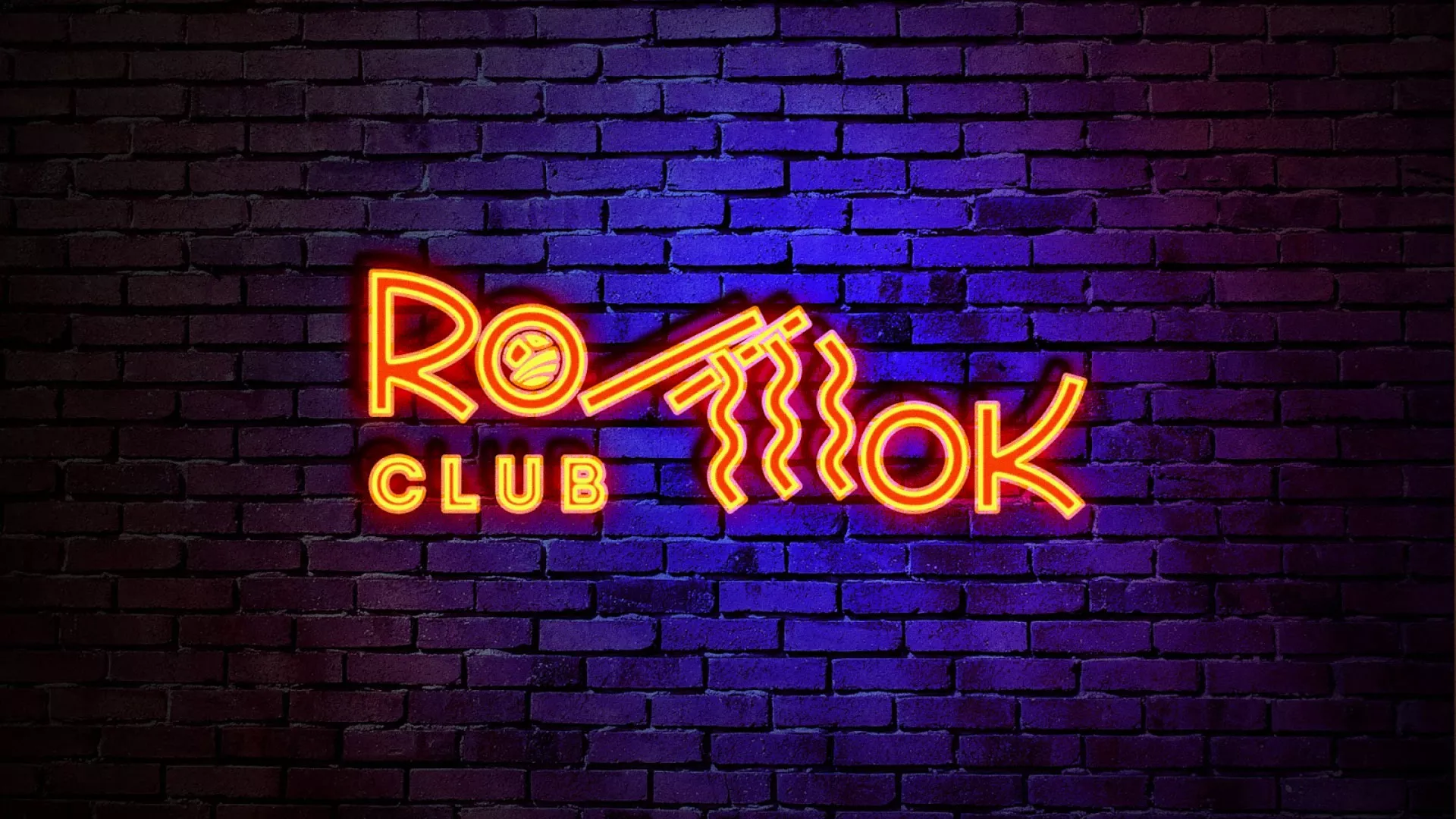 Разработка интерьерной вывески суши-бара «Roll Wok Club» в Краснотурьинске